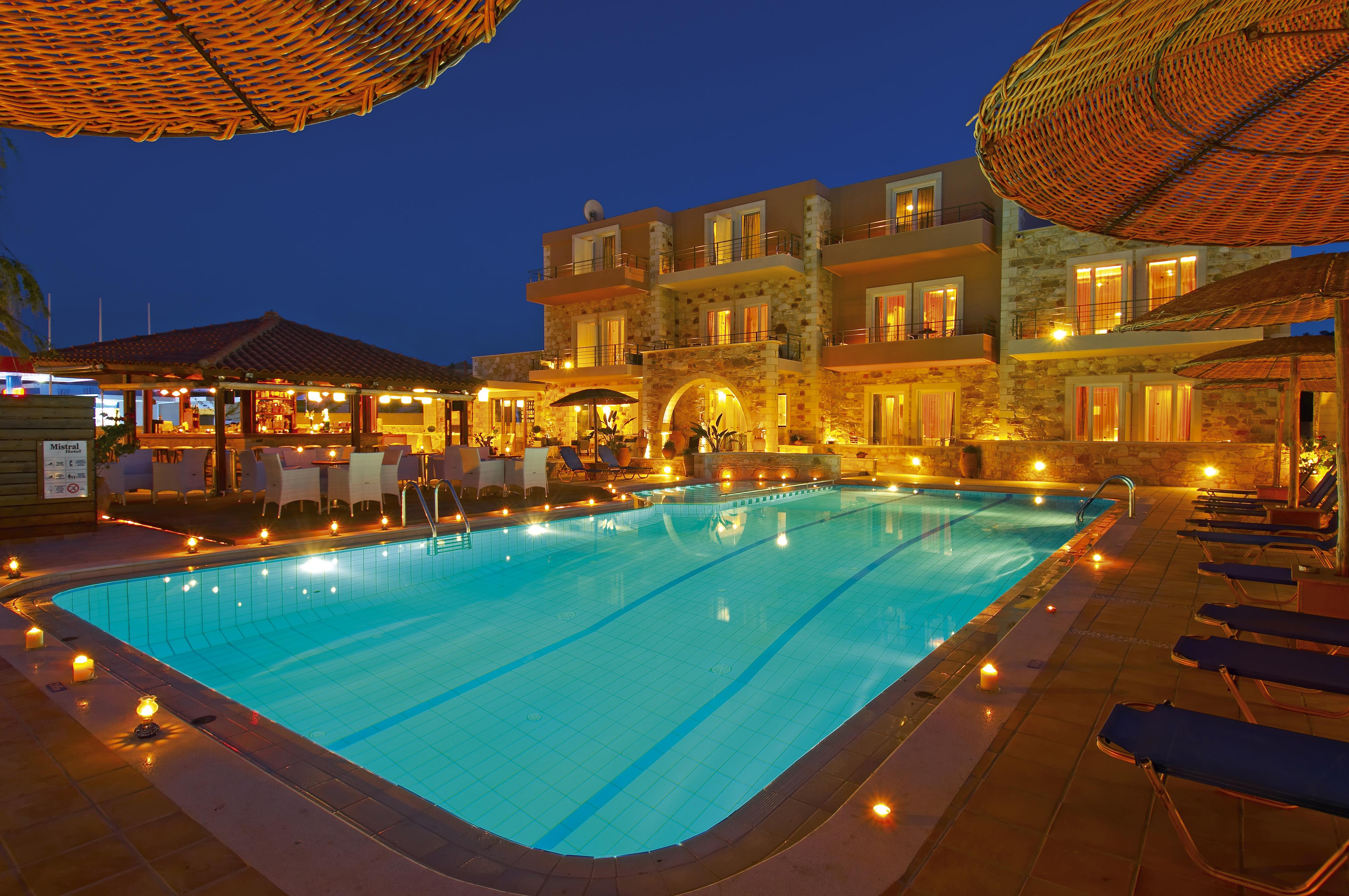 Mistral Hotel - Singles Only Maleme Extérieur photo